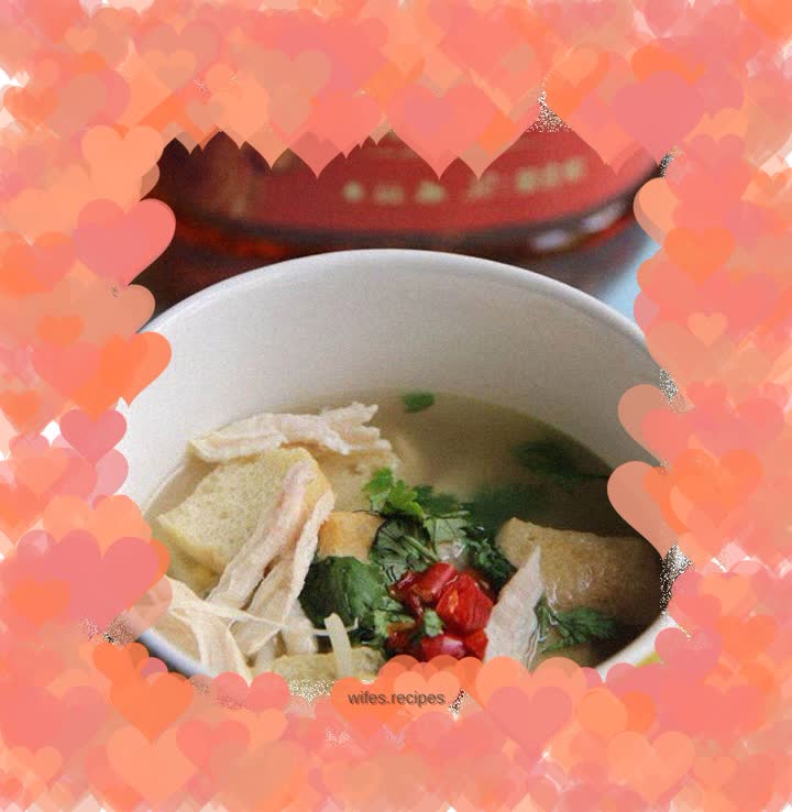 Dried chicken marinated in sauce