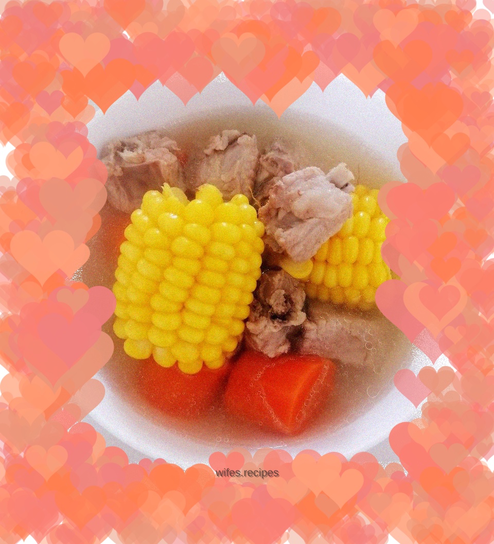Corn ribs soup