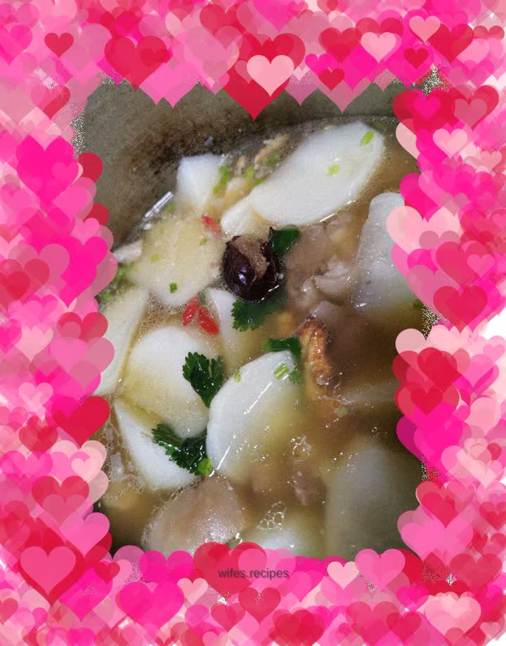 White radish and mutton stew