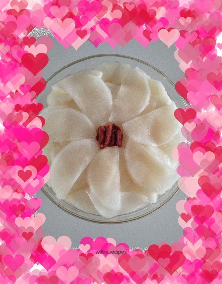 Snow pear white radish