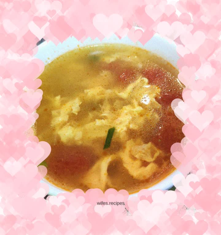Tomato, Lily and Egg Soup