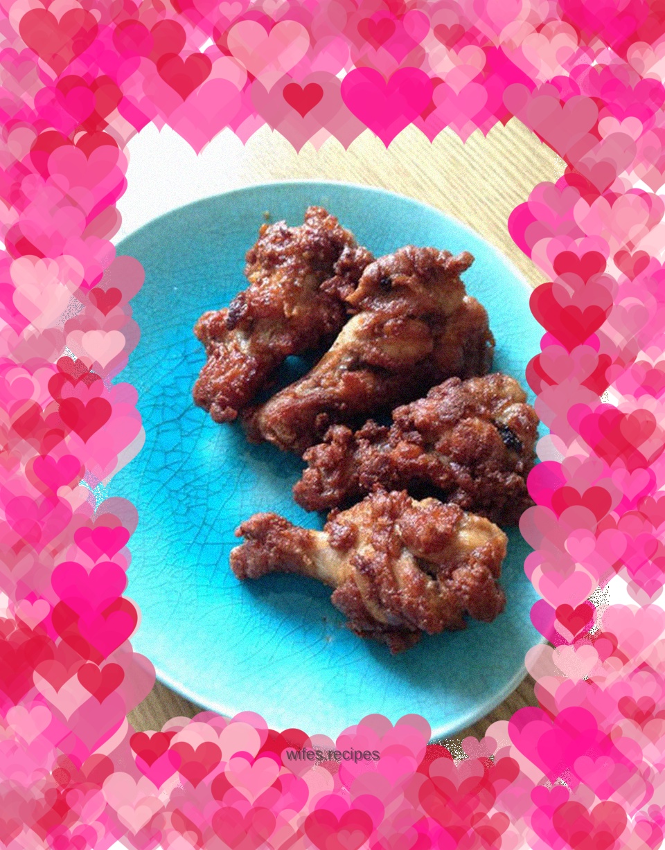 Five spice fried chicken legs