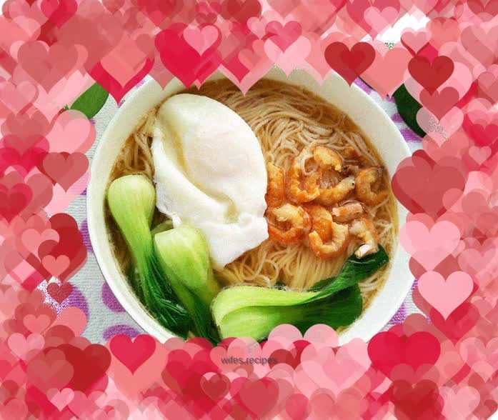 Huadiao wine hot noodle soup