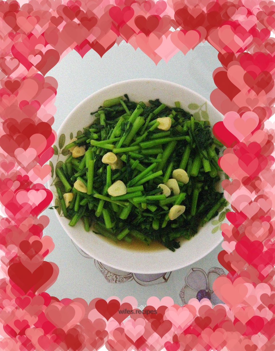 Stir-fried chrysanthemum