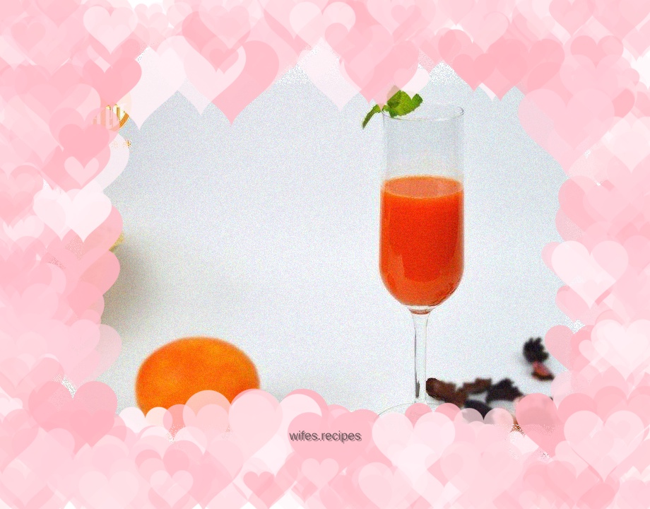 Orange carrot juice