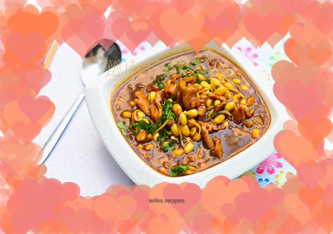 Pork slices in sour soup