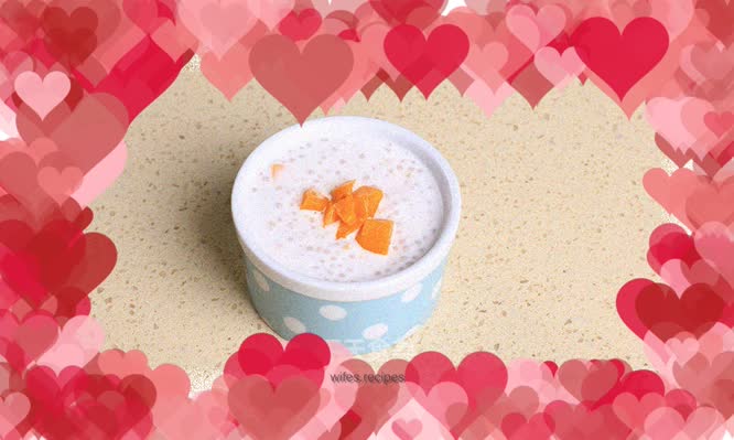Mango coconut milk sago