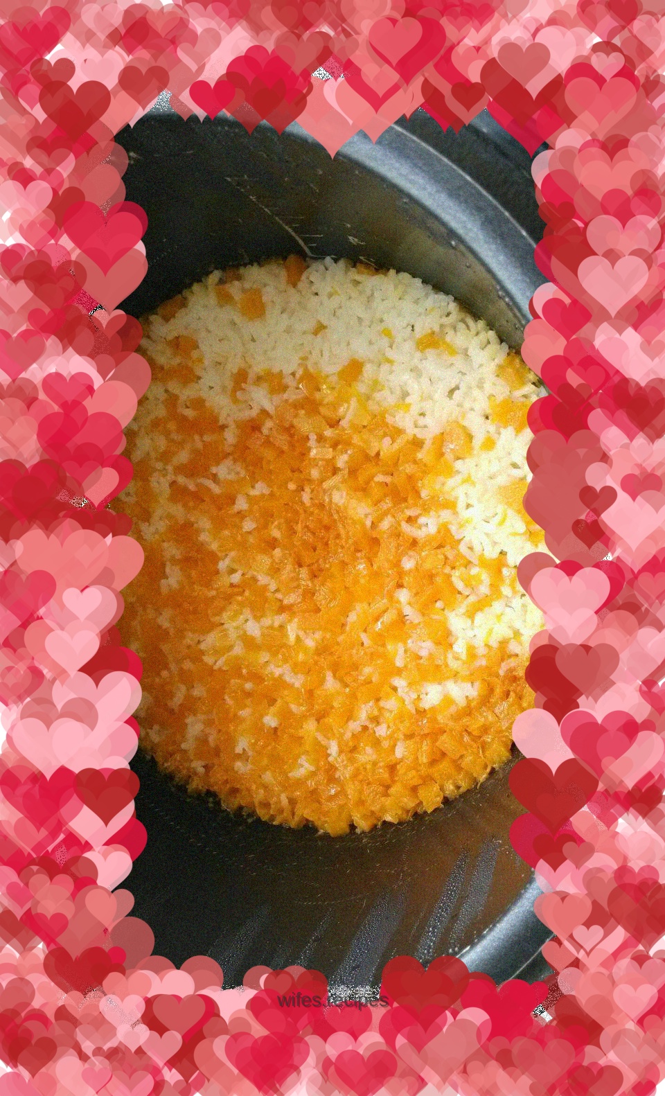 Golden pumpkin rice (lazy version)