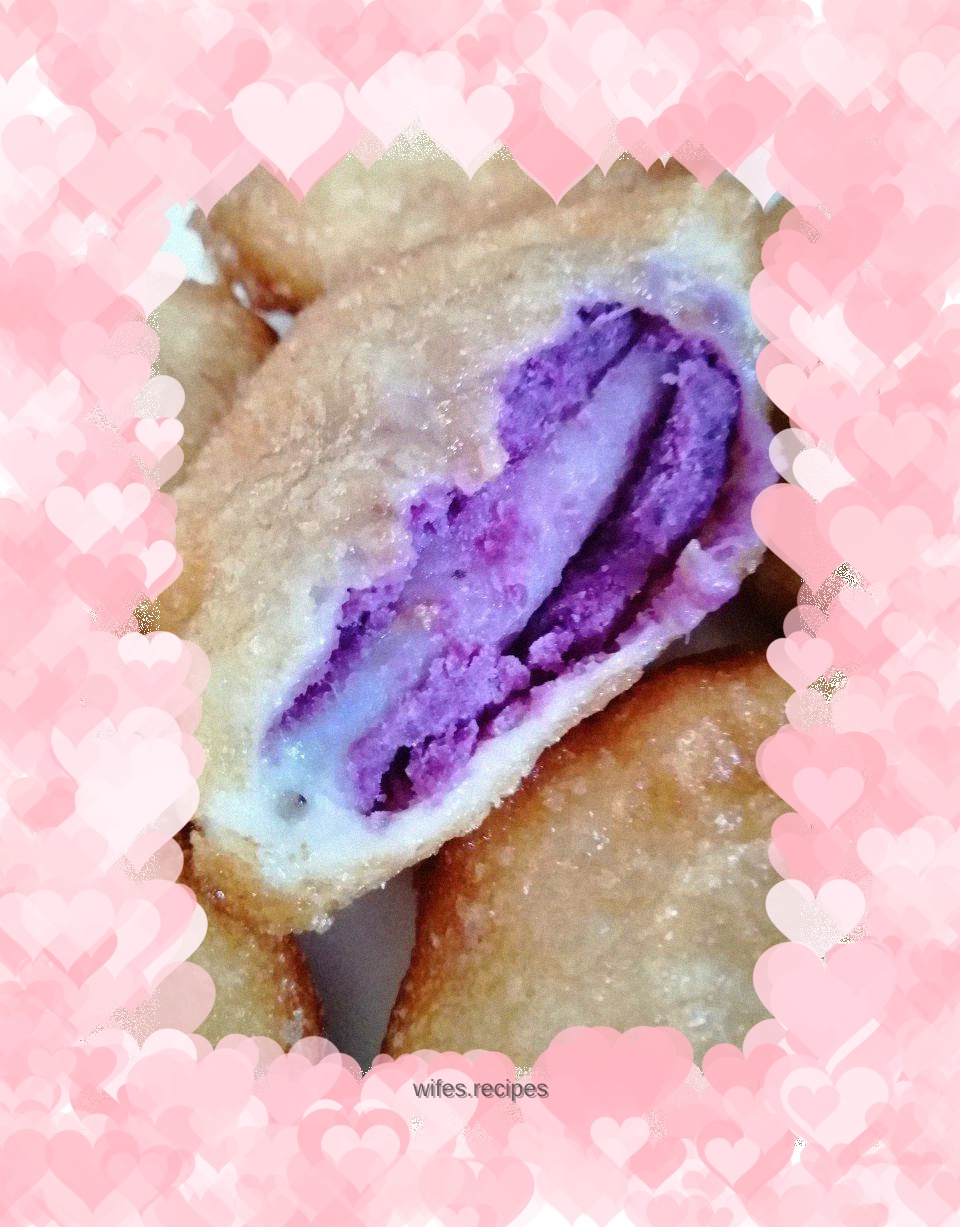 Purple sweet potato cake