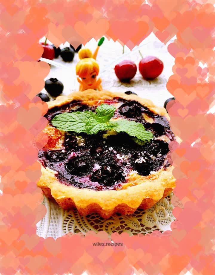 Yogurt Blueberry Pie