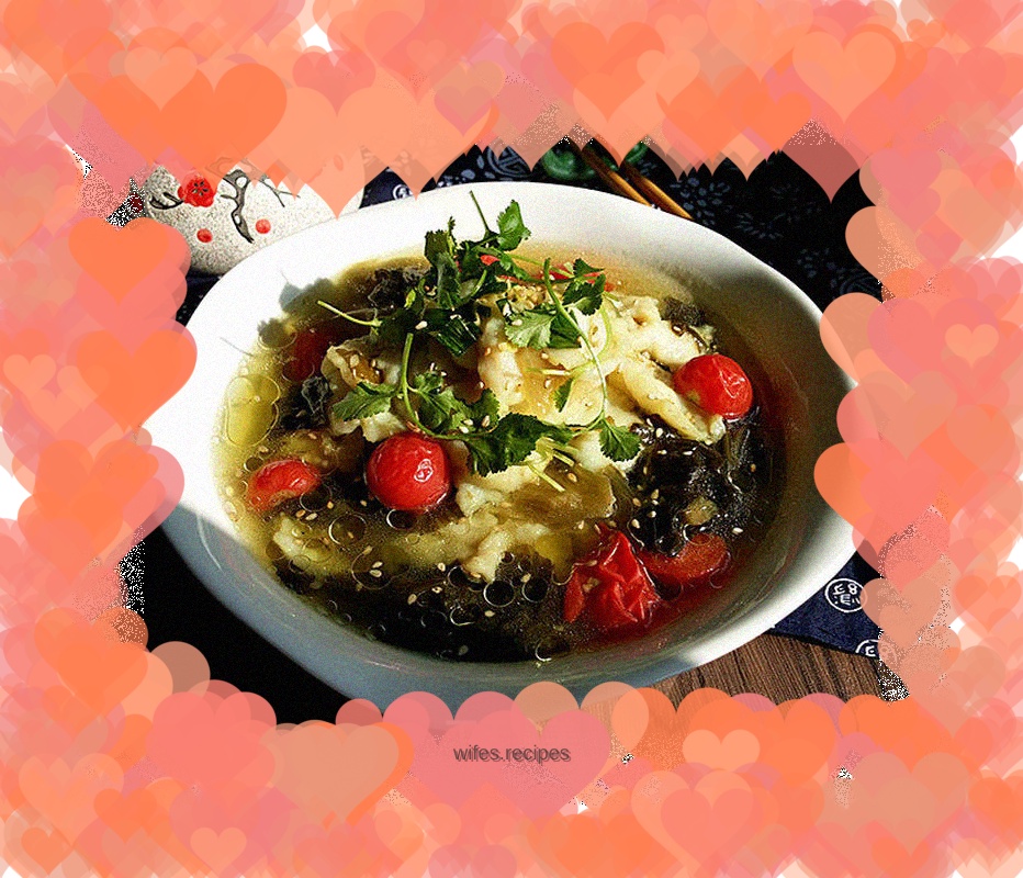 Sauerkraut and Fish Fillet Soup