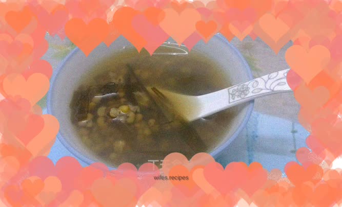 Kelp and mung bean syrup