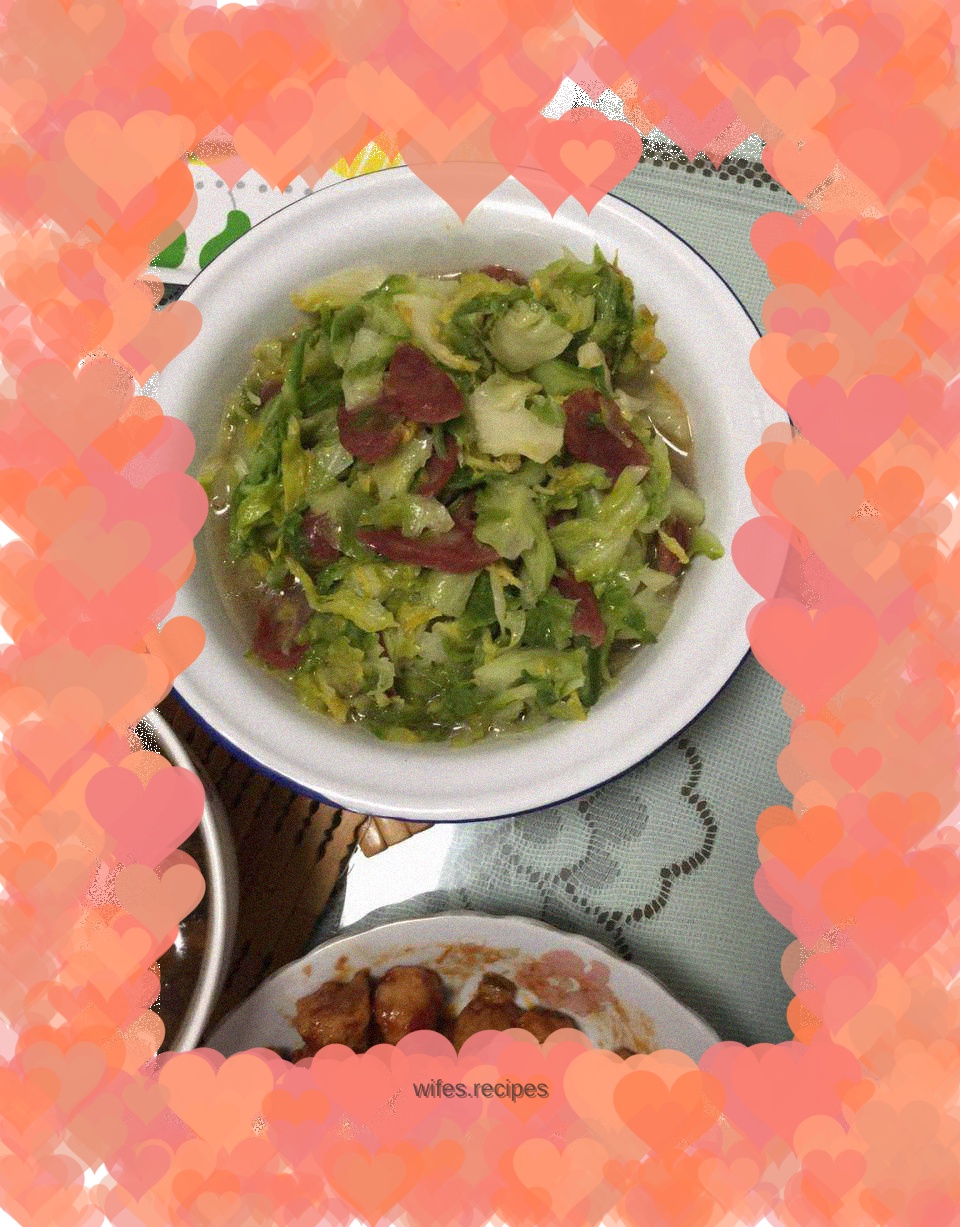 Sausage and Cabbage