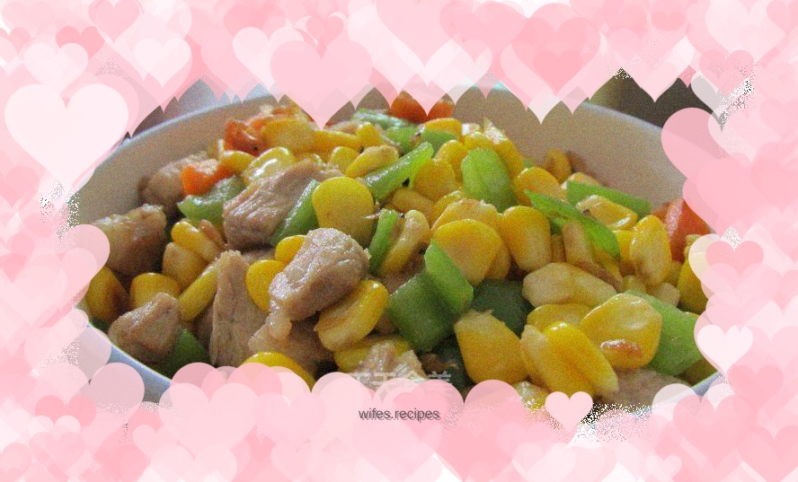 Colorful-corn kernels