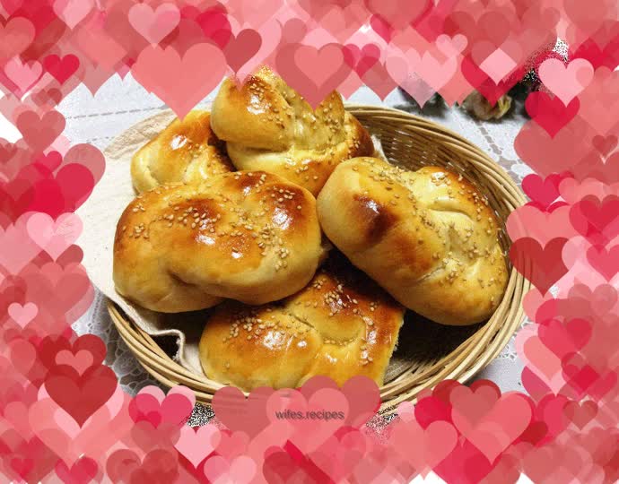 Yogurt old bread