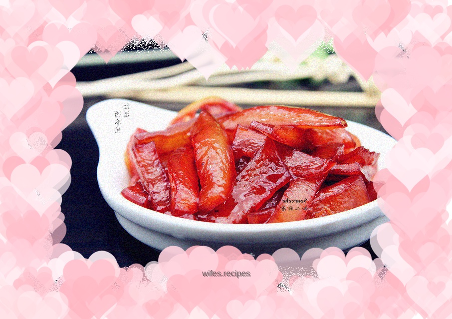 Red wine watermelon rind