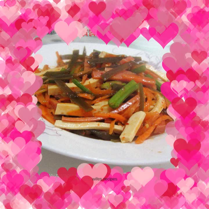 Fish-flavored kelp shredded tofu