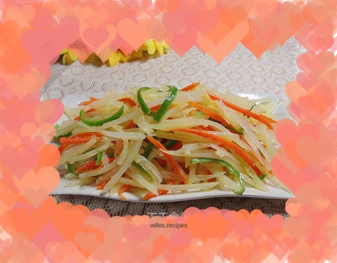 Refreshing little cold dish------[Cold Shredded Potatoes]