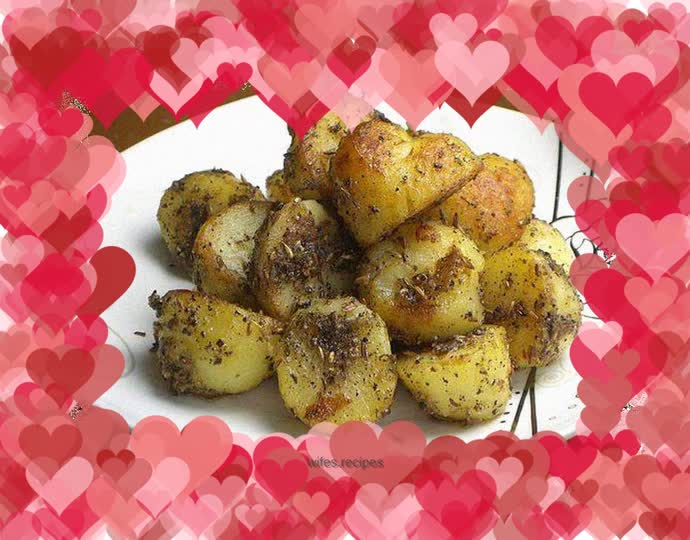 BBQ flavored baby potatoes