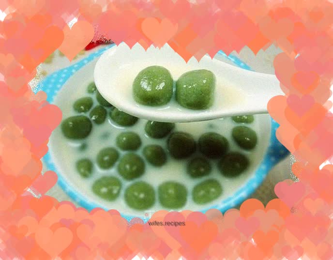 Soy Milk Matcha Rice Balls