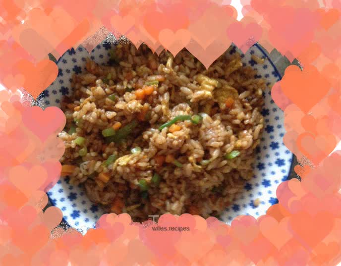 Assorted soy sauce fried rice