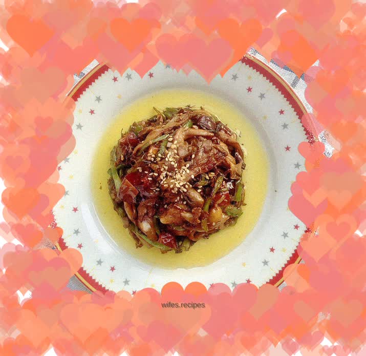 Spicy fried oyster mushrooms