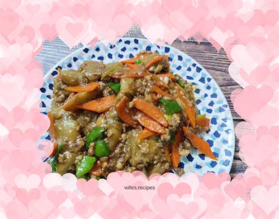 Eggplant with minced meat