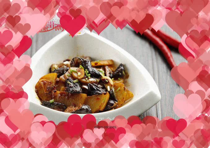 Sichuan style potato stir-fried eggplant