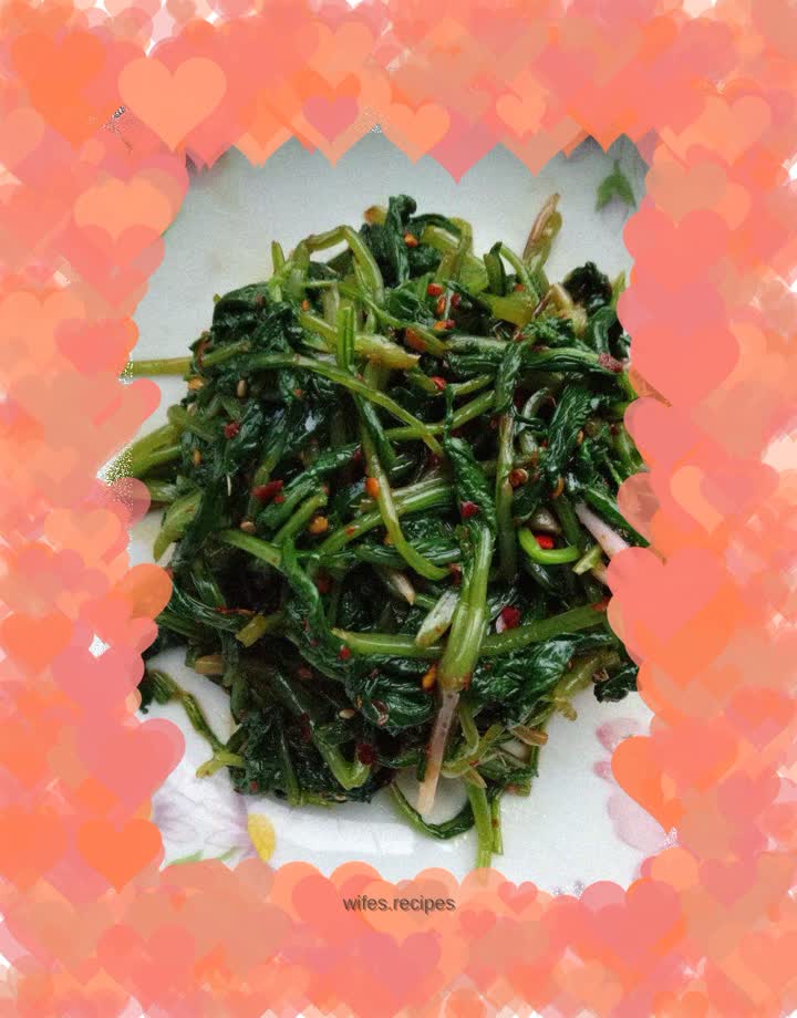 Cold water radish tassels