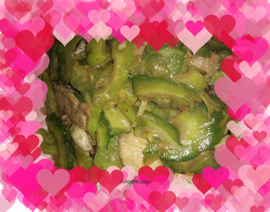 Stir-fried pork slices with bitter melon
