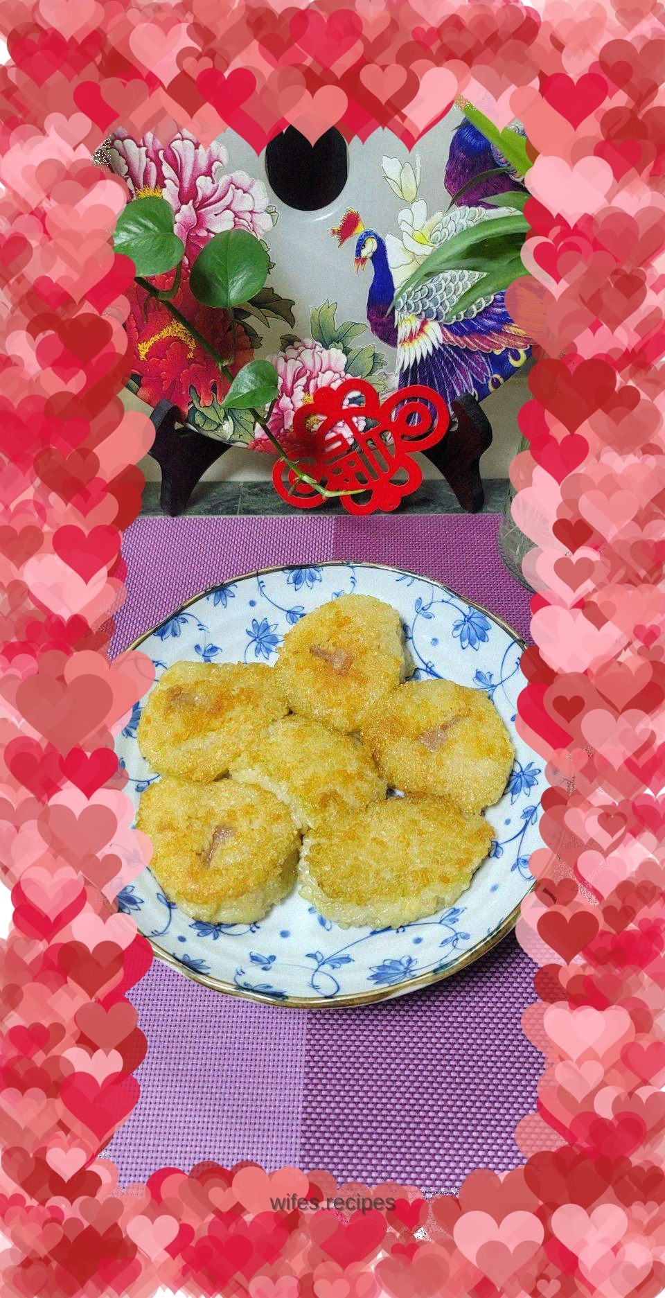 Fried rice dumplings