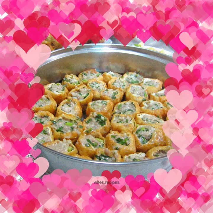 Sautéed Tofu Stuffed with Pork