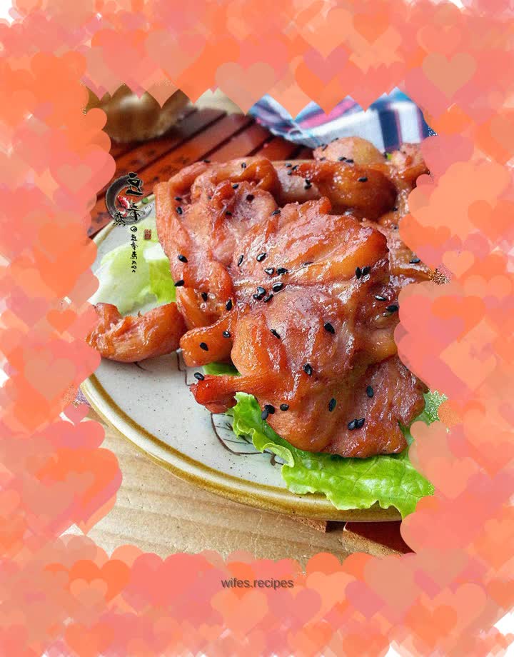 How delicious BBQ pork chicken legs