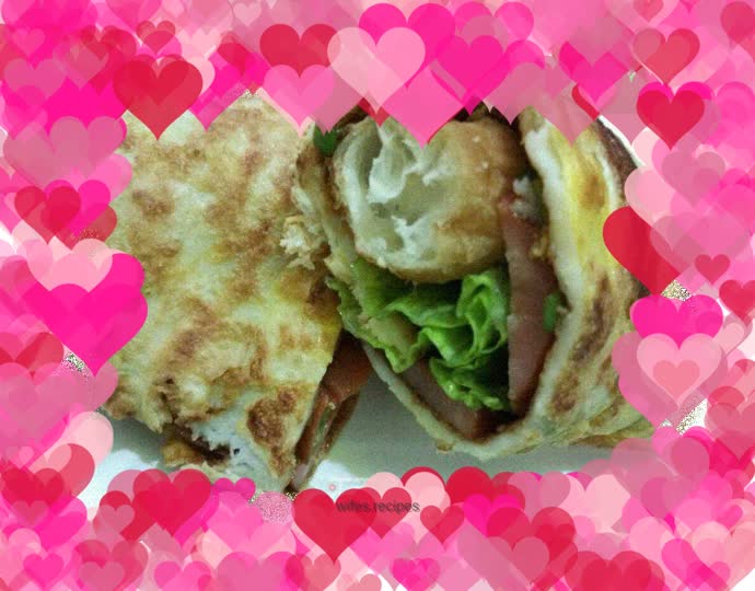 Make pancakes and fruit in a rice cooker