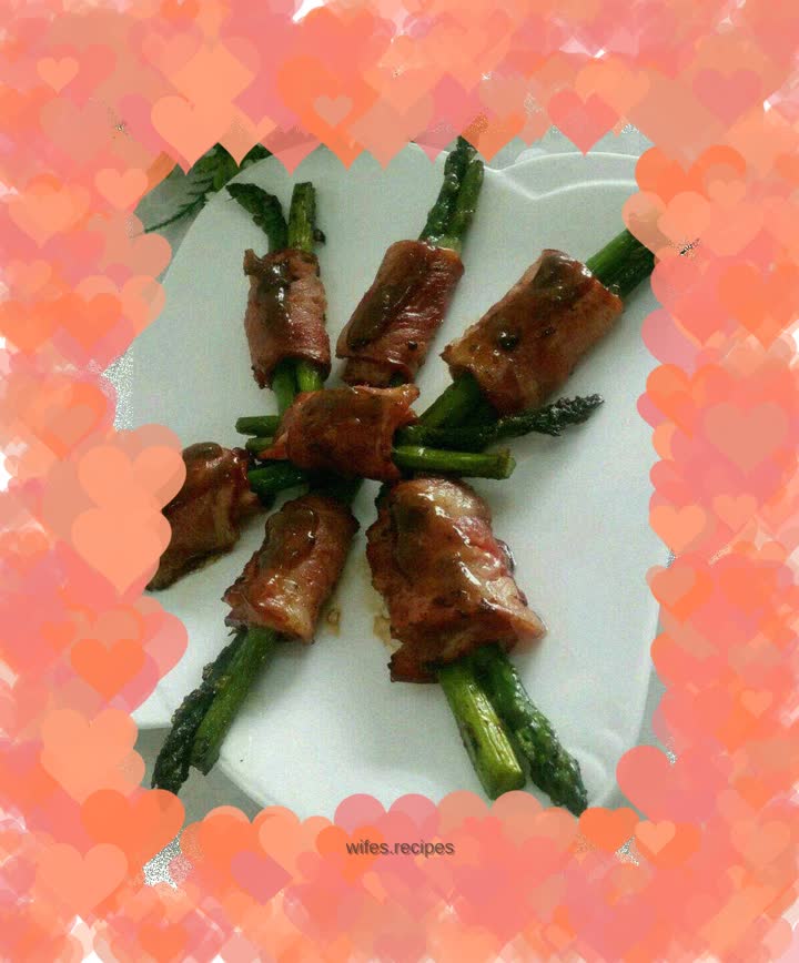 Cheesy Bacon Green Asparagus