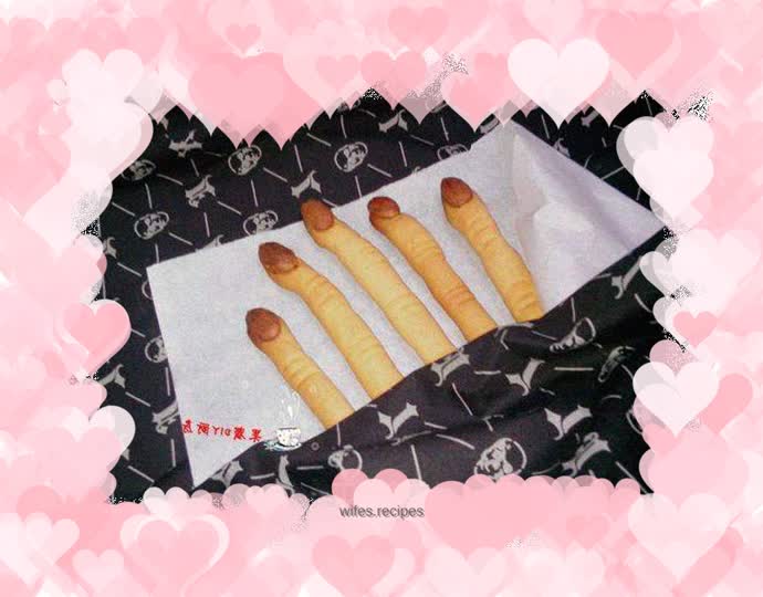 Witch finger cookies