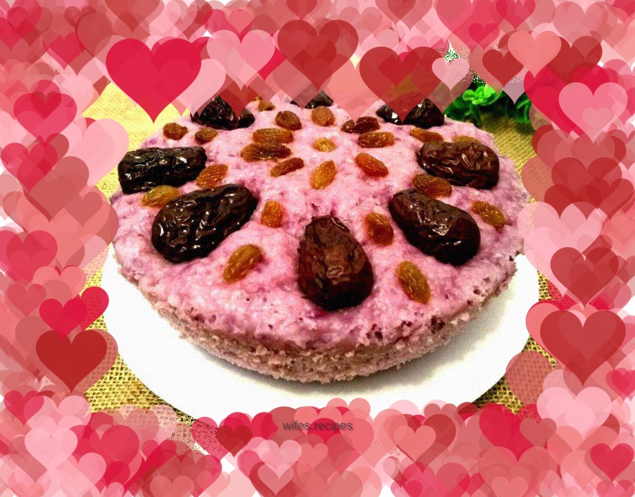 Purple sweet potato cake