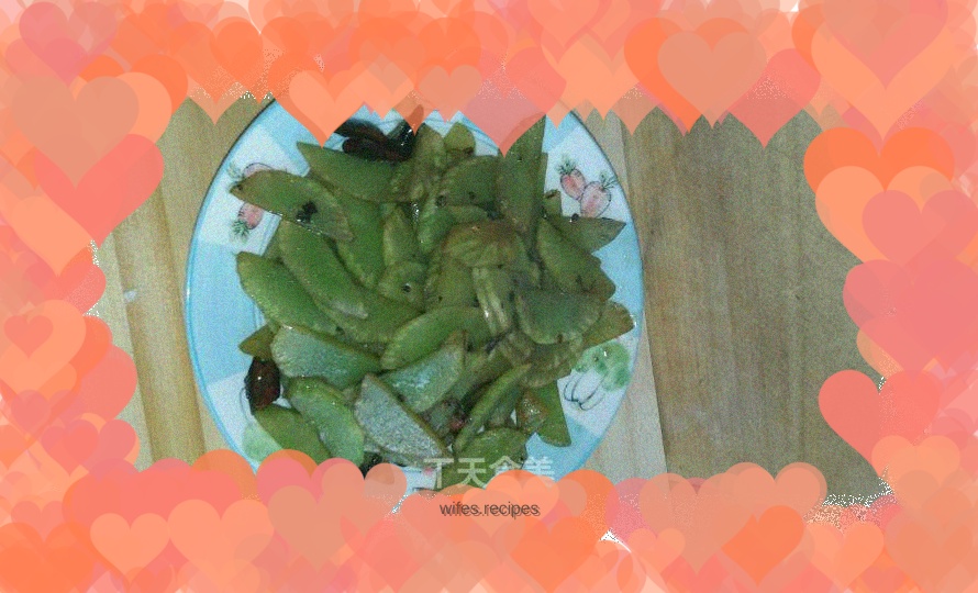 Stir-fried lettuce