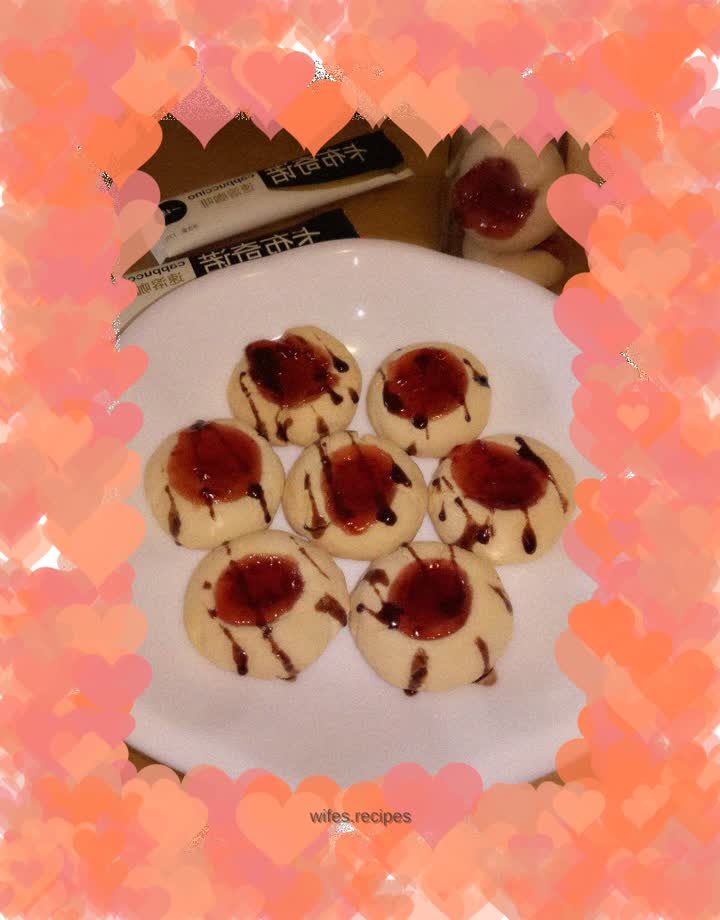 Sauce heart biscuits