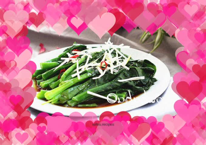 Kale with Oyster Sauce