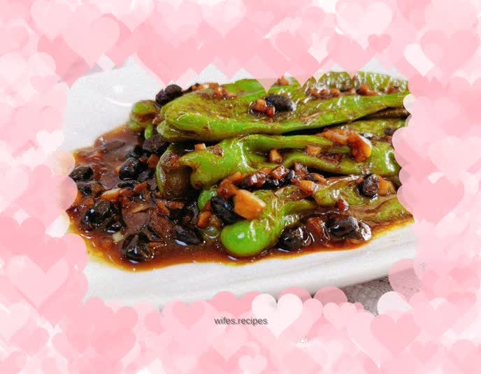 Tiger skin green pepper