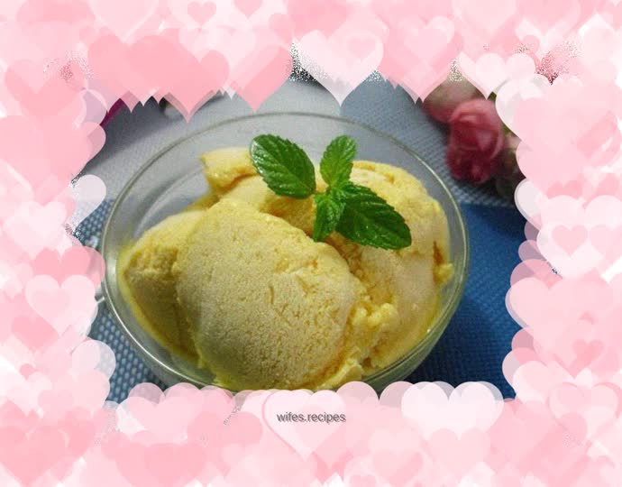 Mango ice cream