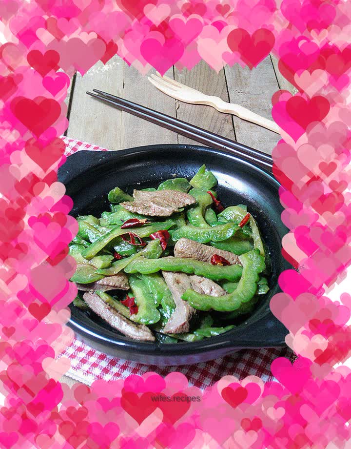 Stir-fried Pork Liver with Bitter Melon
