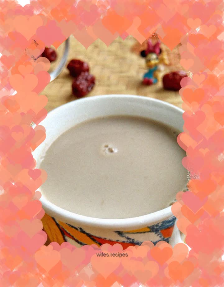 Red dates, oats and two-bean soy milk