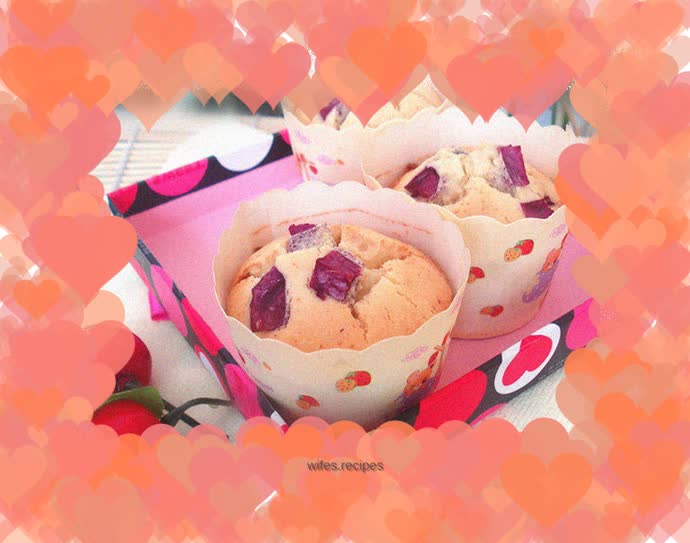 Purple Sweet Potato Muffins