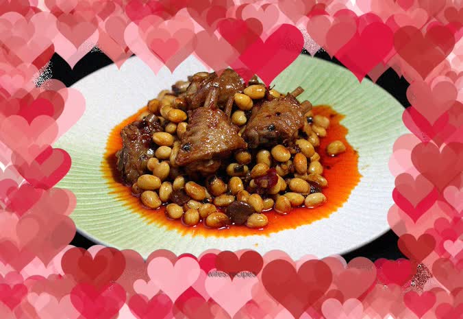 Braised duck wings with soybeans