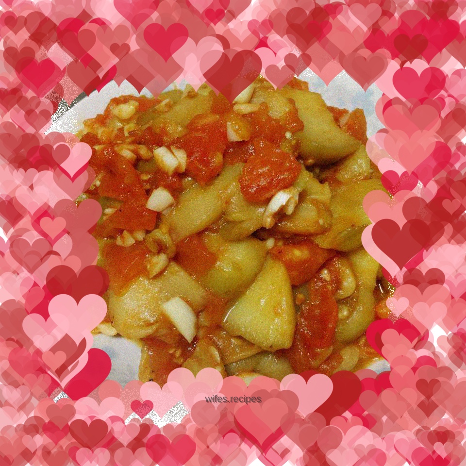 Braised garlic eggplant