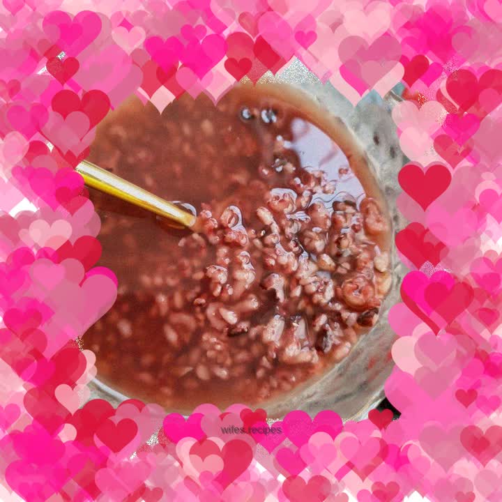 Black rice and tartary buckwheat porridge