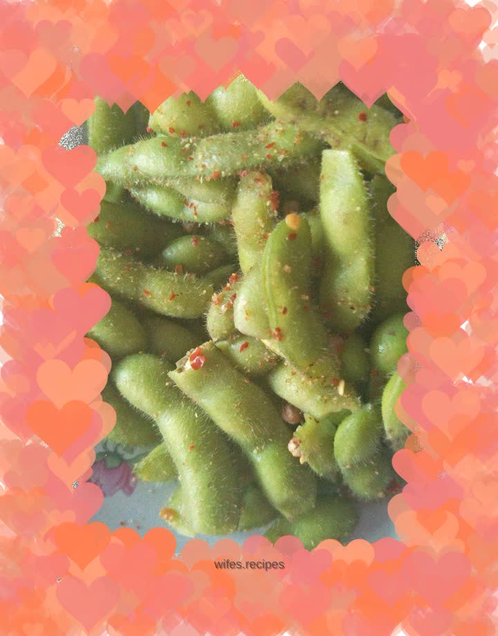Spiced edamame