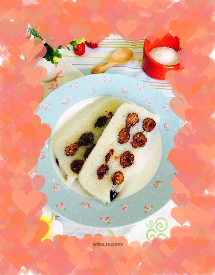 Red Date Cut Cake